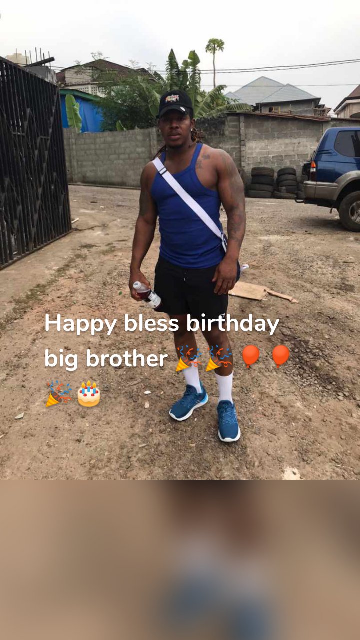 Happy bless birthday big brother 🎉🎉🎈🎈🎉🎂